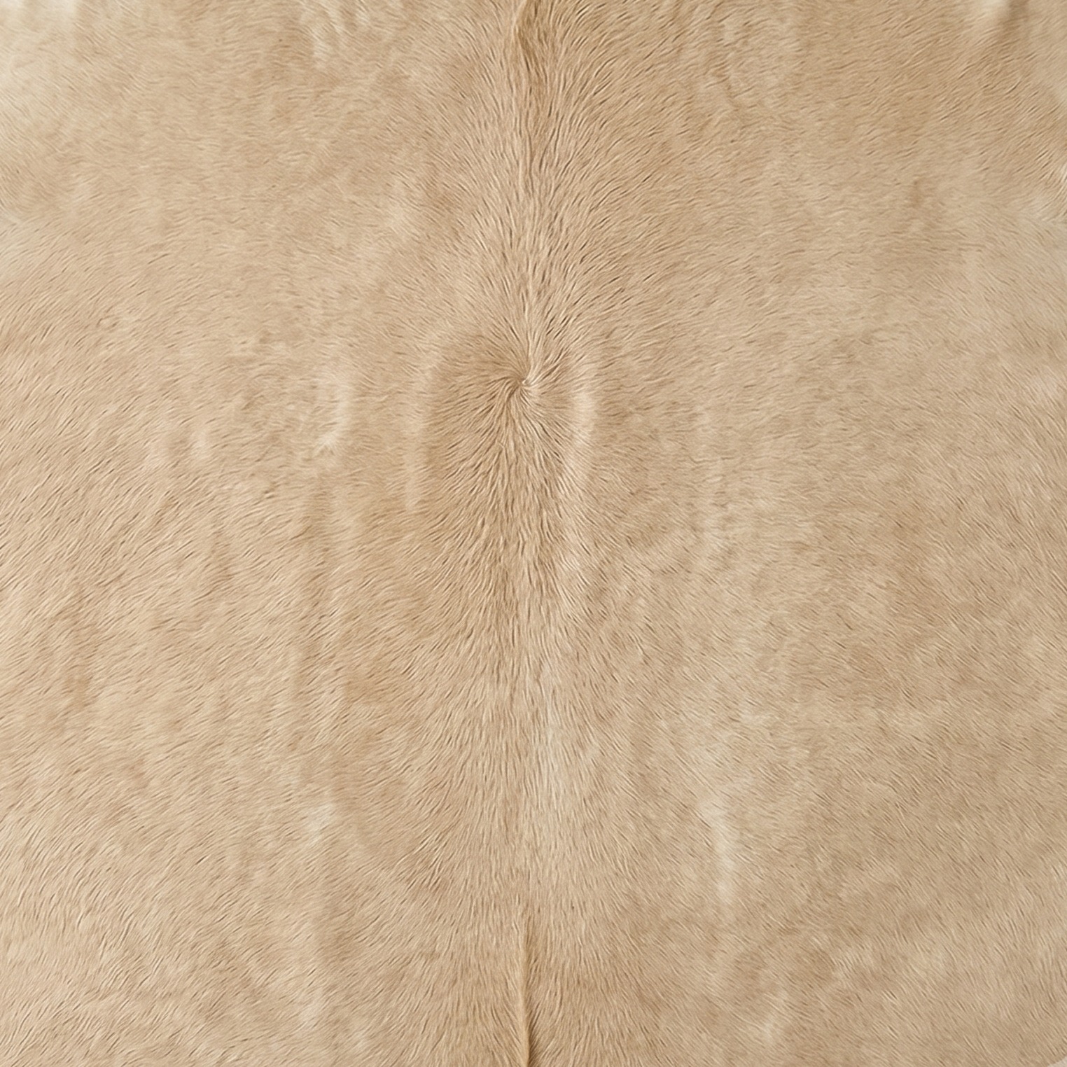 Beige cowhide rug from the Classic Collection