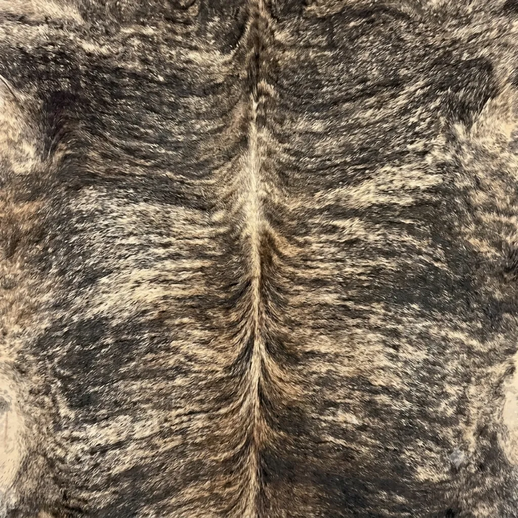 Brindle cowhide rug collection